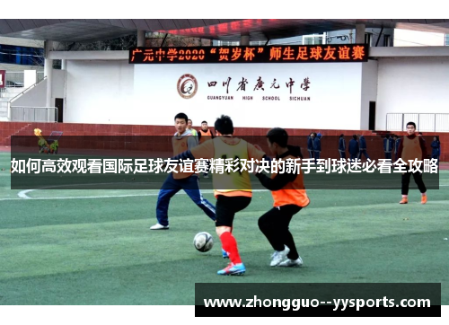 如何高效观看国际足球友谊赛精彩对决的新手到球迷必看全攻略